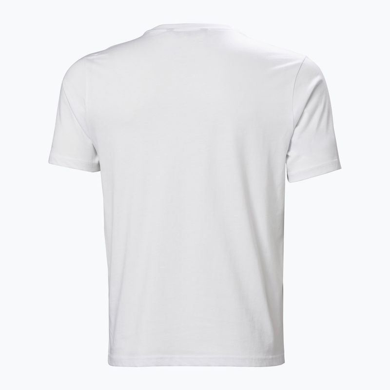 Férfi Helly Hansen Logo T-shirt 3.0 fehér 5