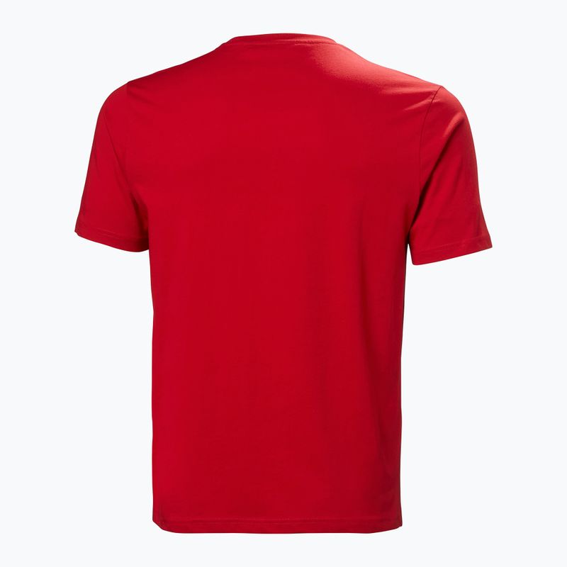 Férfi Helly Hansen Logo 3.0 póló piros 5