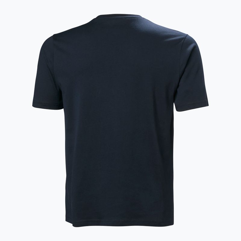 Férfi Helly Hansen Logo 3.0 póló, navy színű 5