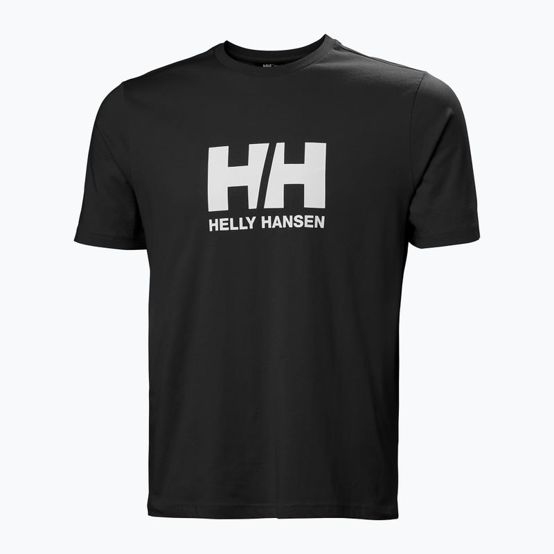 Férfi Helly Hansen Logo 3.0 póló fekete 4