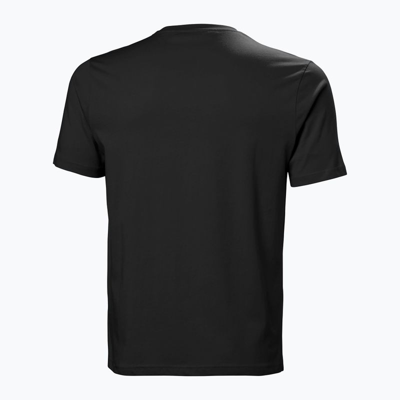 Férfi Helly Hansen Logo 3.0 póló fekete 5