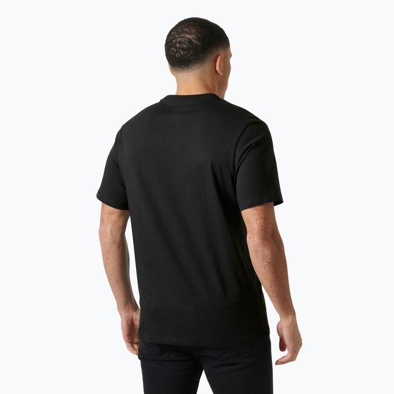 Férfi Helly Hansen Box T 2.0 póló fekete 2