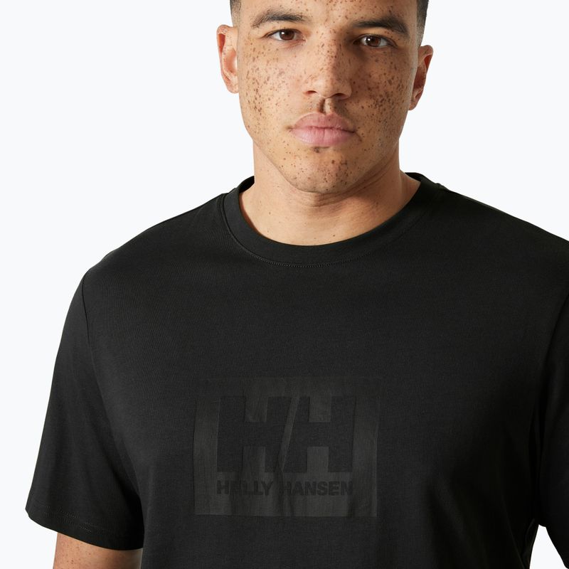 Férfi Helly Hansen Box T 2.0 póló fekete 3