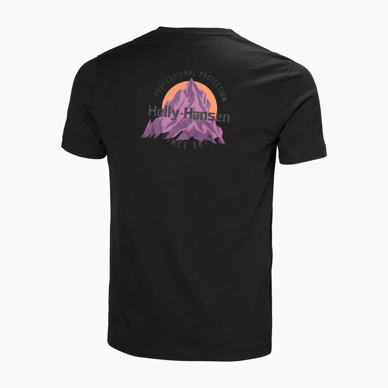 Férfi Helly Hansen Core Graphic T 2.0 póló fekete 2