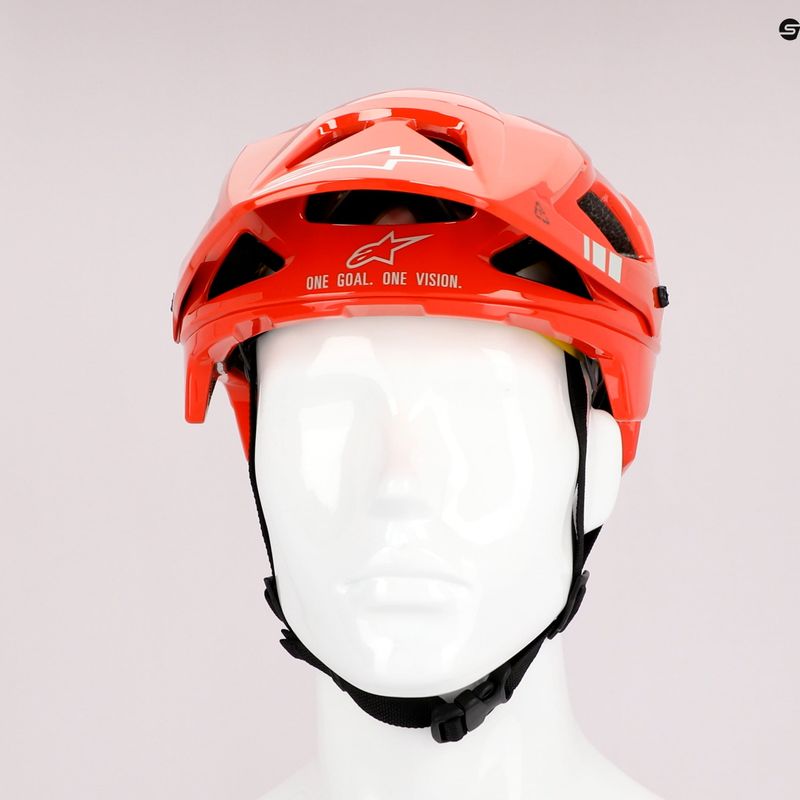Kerékpáros sisak Alpinestars Vector Tech A2 piros 9