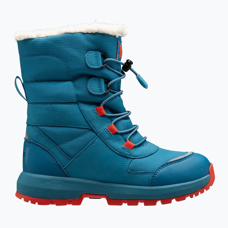 Helly Hansen Jk Silverton Boot HellyTech gyermek hócsizma cerulean kék/cseresznye tom 2