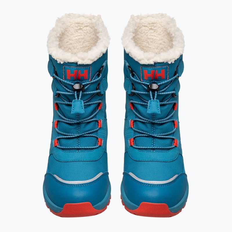 Helly Hansen Jk Silverton Boot HellyTech gyermek hócsizma cerulean kék/cseresznye tom 4