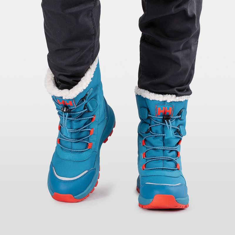 Helly Hansen Jk Silverton Boot HellyTech gyermek hócsizma cerulean kék/cseresznye tom 7