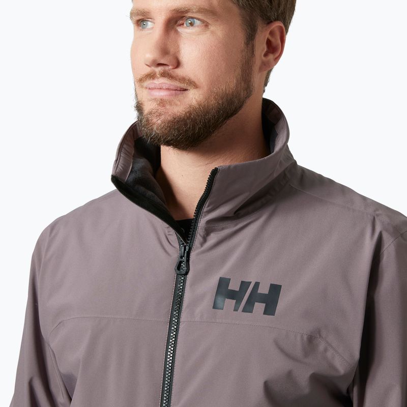 Férfi Helly Hansen HP Racing Lifaloft Bomber vitorlás kabát veréb szürke 3
