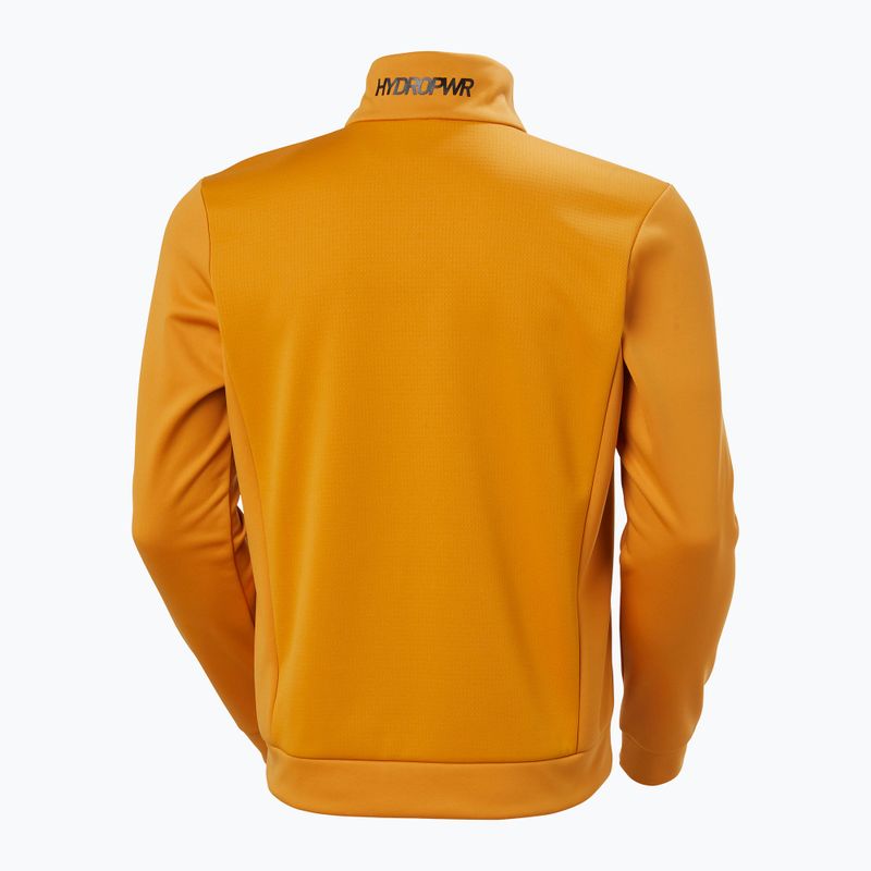 Férfi Helly Hansen HP Fleece 2.0 mustár színű vitorlás pulóver 7
