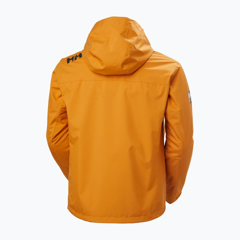 Férfi Helly Hansen Crew Hooded Midlayer 2 mustár vitorlás kabát 2