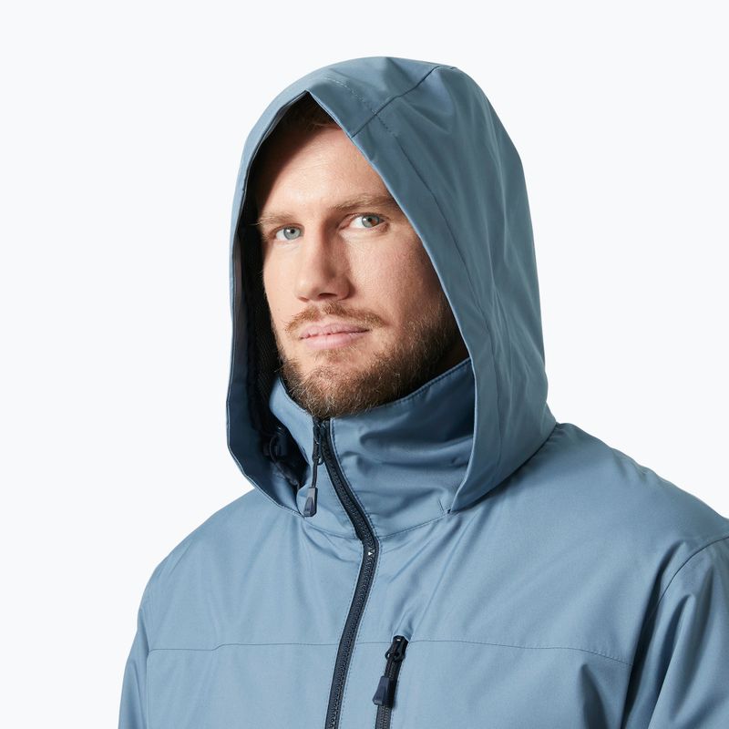 Férfi vitorlás dzseki Helly Hansen Crew Hooded Midlayer 2 mosott navy 3