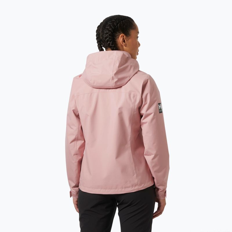 Női vitorlás kabát Helly Hansen Crew Hooded Midlayer 2.0 rózsaszín só 2