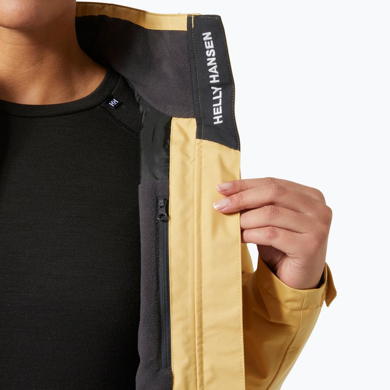 Női vitorlás dzseki Helly Hansen Crew Hooded Midlayer 2.0 homok 8