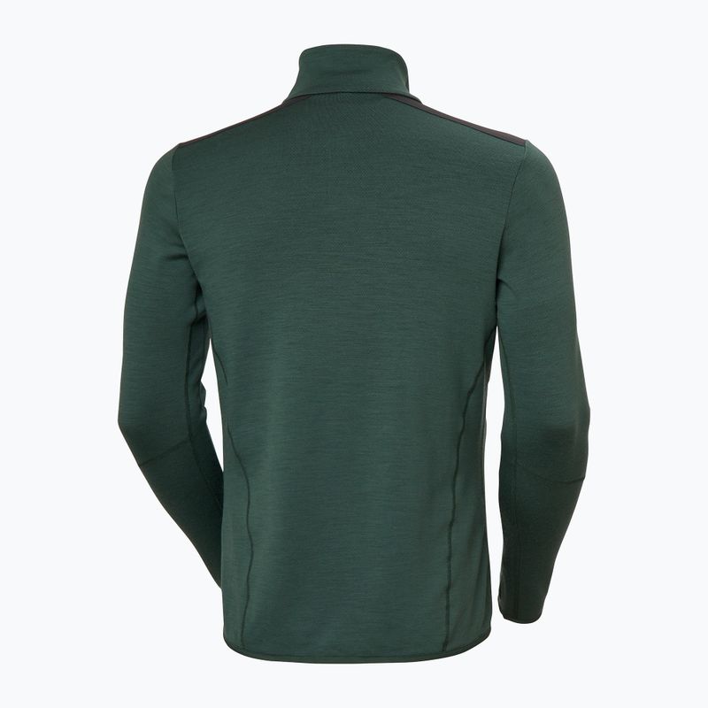 Férfi Helly Hansen Lifa Merino Midlayer trekking pulóver dzsungel zöld 6