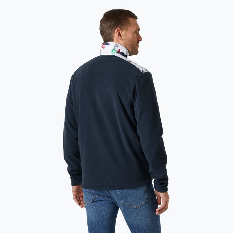 Férfi Helly Hansen Daybreaker Block pulóver navy cortina aop 2