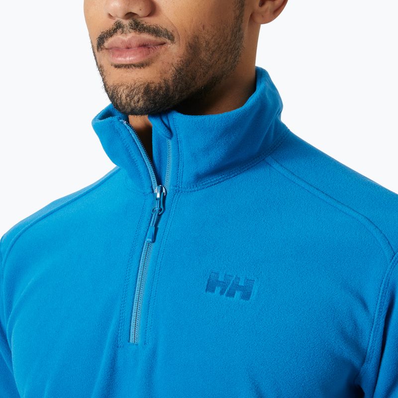 Férfi Helly Hansen Daybreaker 1/2 Zip cerulean kék melegítőfelső 3