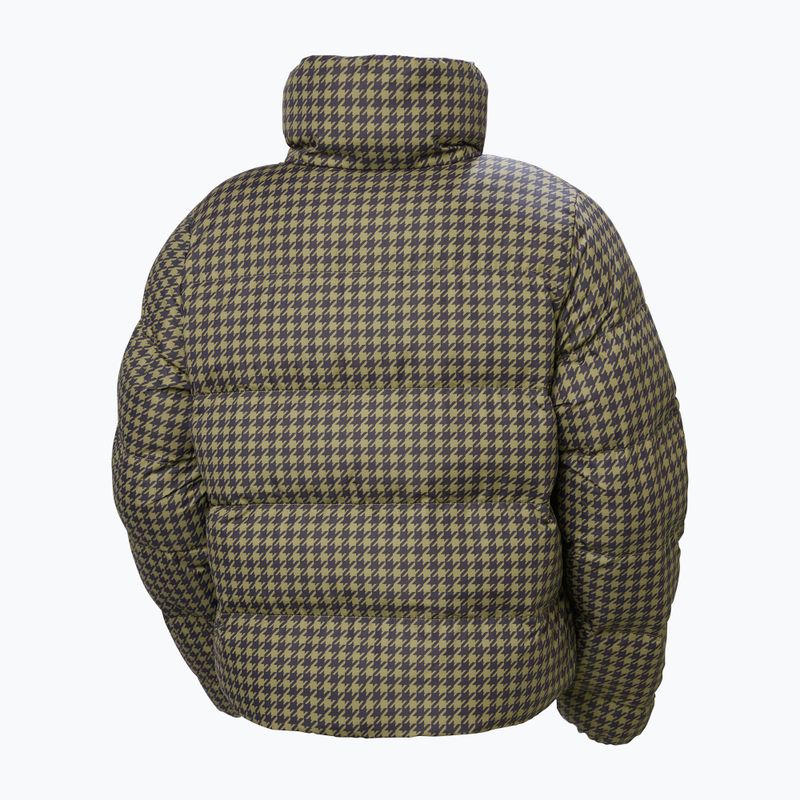 Helly Hansen női Jade Puffer szepia houndstooth aop pehelypaplan dzseki 7