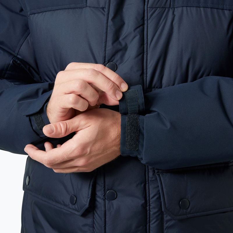 Férfi Helly Hansen Escape Down Parka pehelydzseki tengerészkék 4
