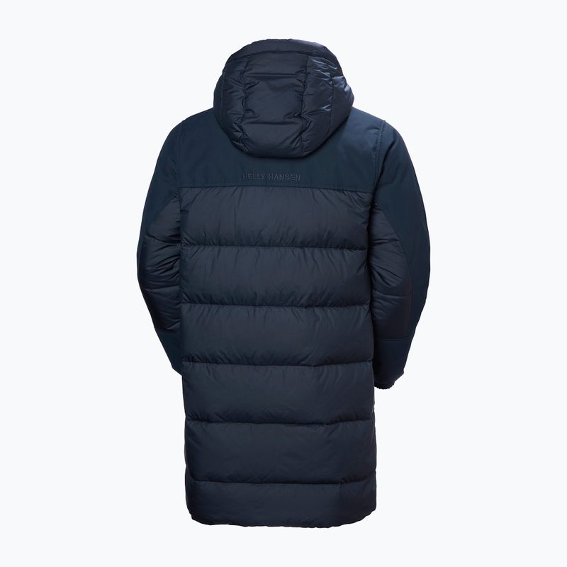 Férfi Helly Hansen Escape Down Parka pehelydzseki tengerészkék 8
