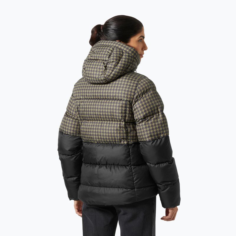 Helly Hansen női Active Puffy szepia houndstooth aop pehelykabát 2