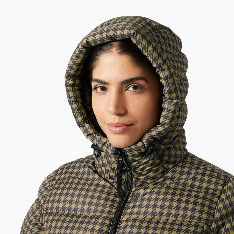Helly Hansen női Active Puffy szepia houndstooth aop pehelykabát 3
