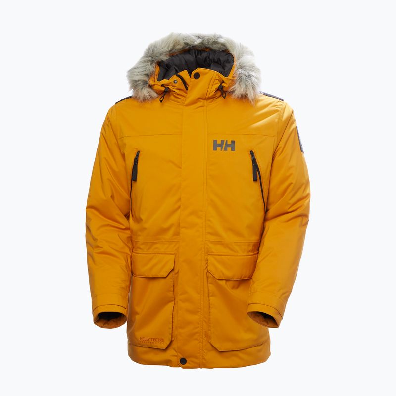 Férfi télikabát Helly Hansen Reine Parka mustár színben