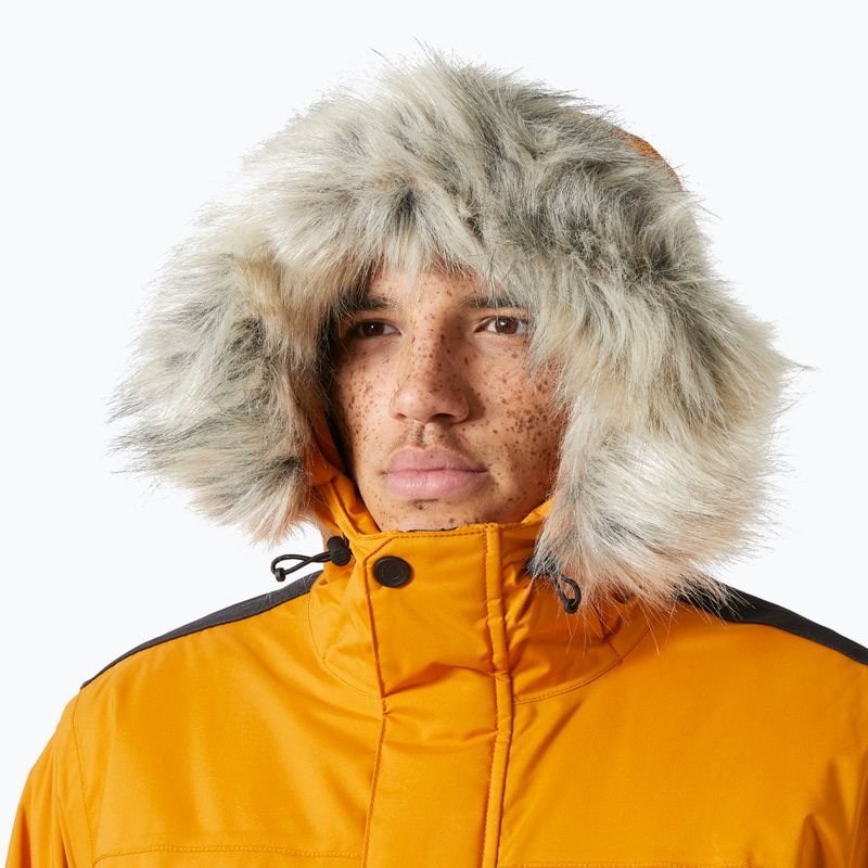Férfi télikabát Helly Hansen Reine Parka mustár színben 4