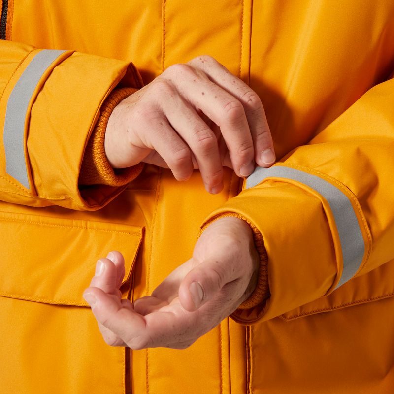 Férfi télikabát Helly Hansen Reine Parka mustár színben 7