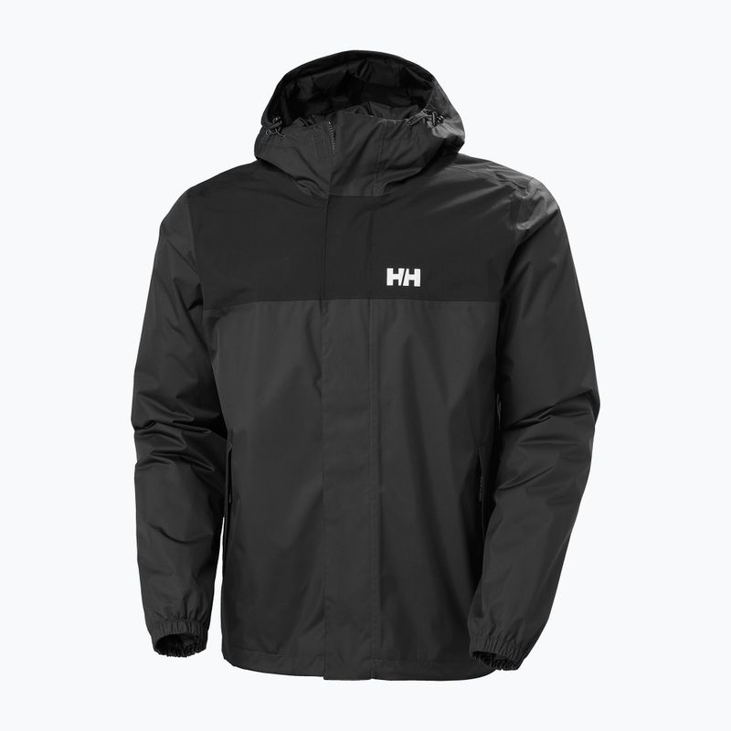 Férfi Helly Hansen Vancouver Fleece bélelt esőkabát ébenfekete színű 6