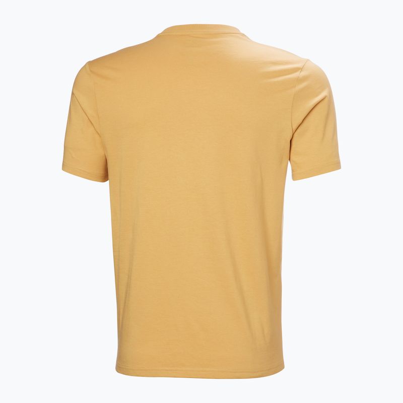Férfi Helly Hansen Logo 3.0 homok póló 5