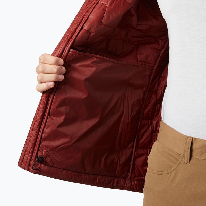 Férfi Helly Hansen Lifaloft Hooded Insulator hibrid kabát mars piros 5