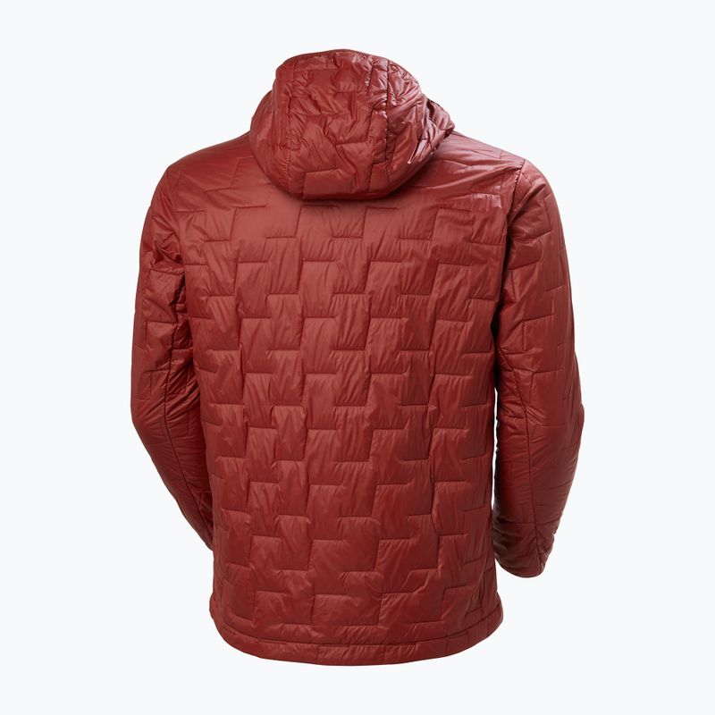 Férfi Helly Hansen Lifaloft Hooded Insulator hibrid kabát mars piros 7