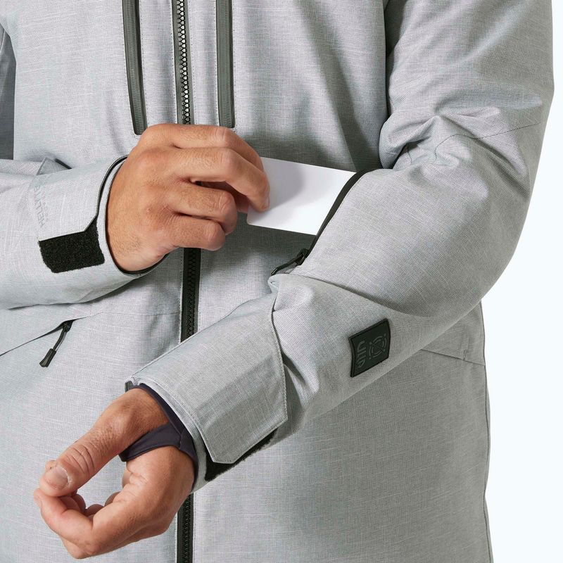 Férfi sí kabát Helly Hansen Garibaldi 2.0 szürke/melange 5