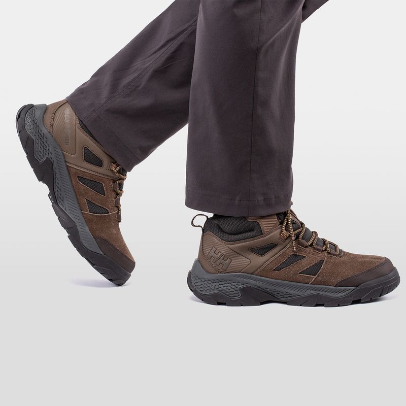 Helly Hansen Switchback Low 3 HellyTech férfi túracipő bushwacker/kávészínű paszuly 8