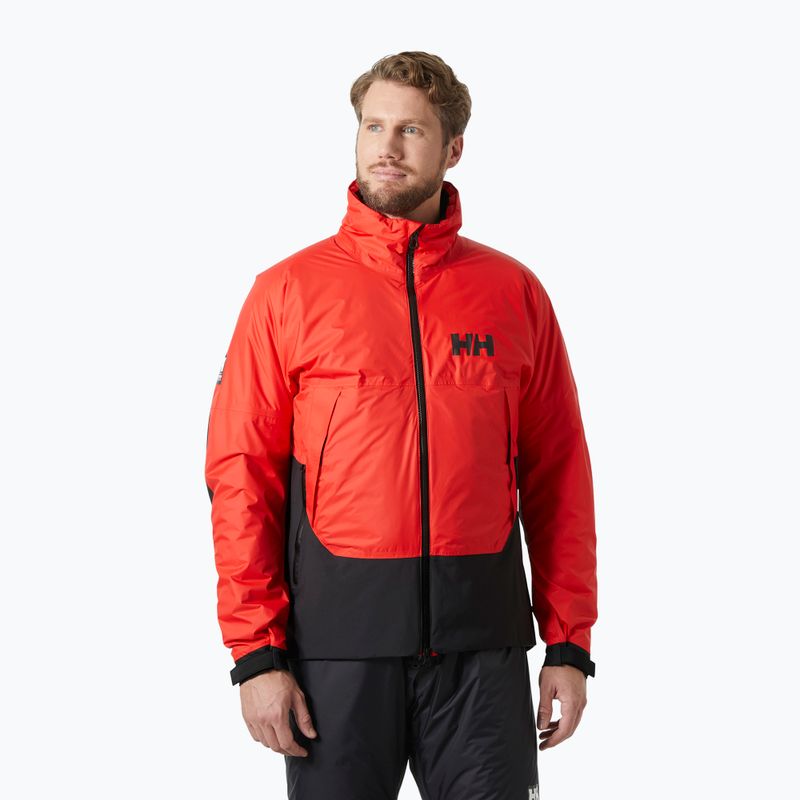 Helly Hansen Aegir midlayer riasztás piros vitorlás kabát