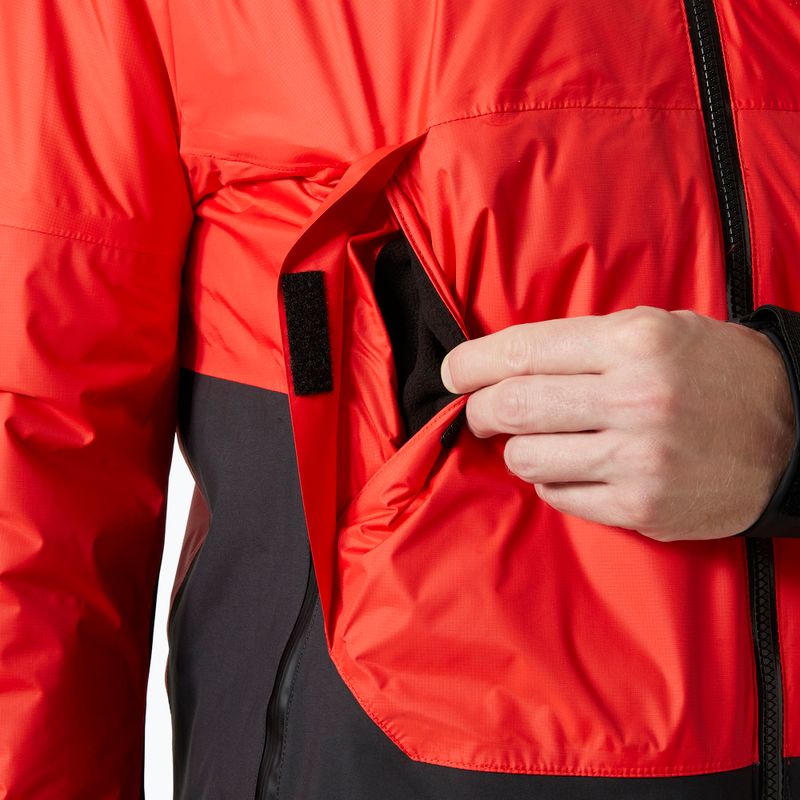 Helly Hansen Aegir midlayer riasztás piros vitorlás kabát 4