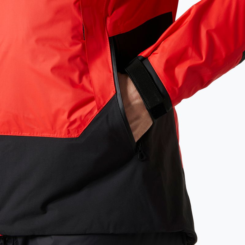 Helly Hansen Aegir midlayer riasztás piros vitorlás kabát 5