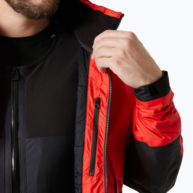 Helly Hansen Aegir midlayer riasztás piros vitorlás kabát 7