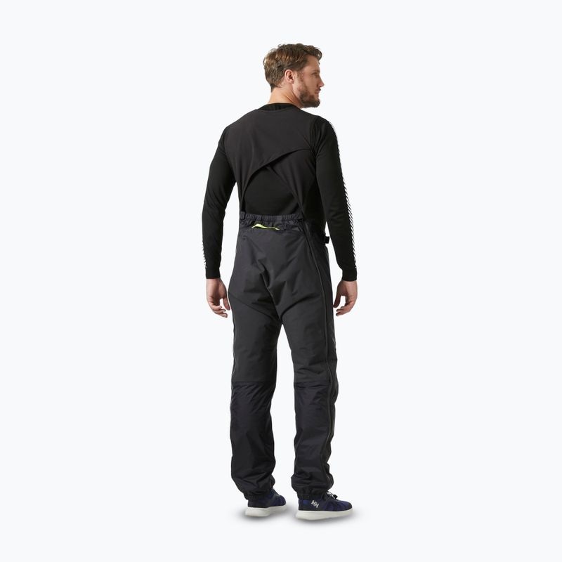 Helly Hansen Aegir Midlayer Salopette vitorlás nadrág fekete 2