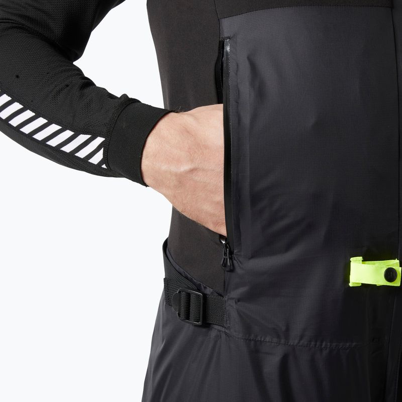 Helly Hansen Aegir Midlayer Salopette vitorlás nadrág fekete 4