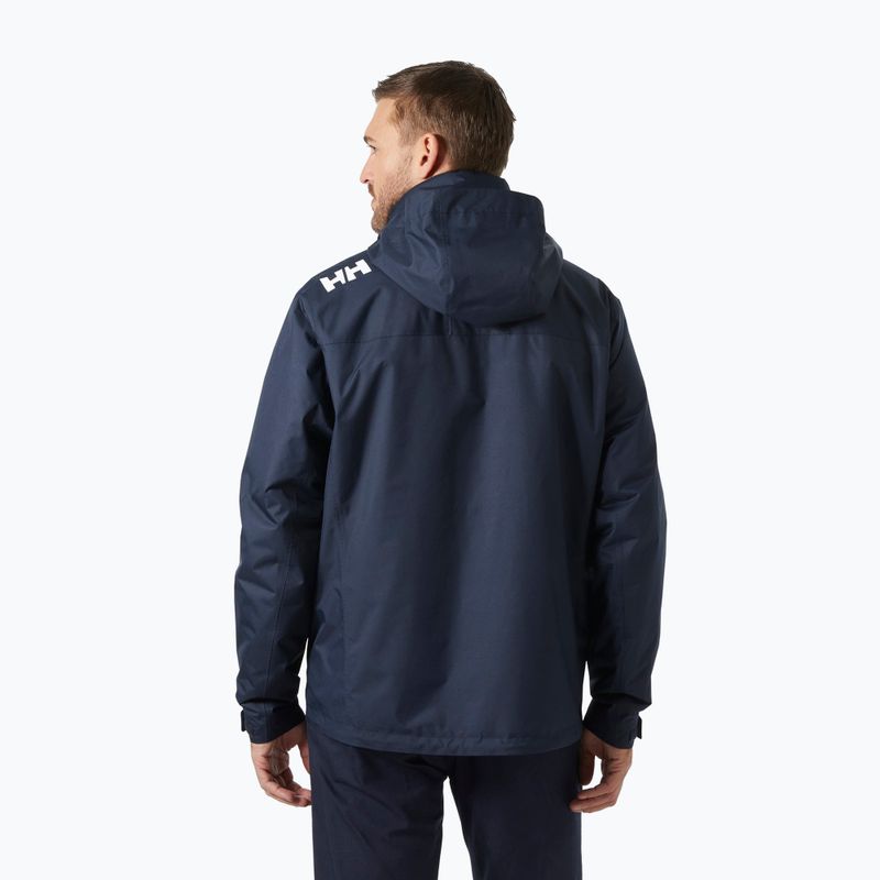 Férfi vitorláskabát Helly Hansen Crew Hooded Pile navy 2