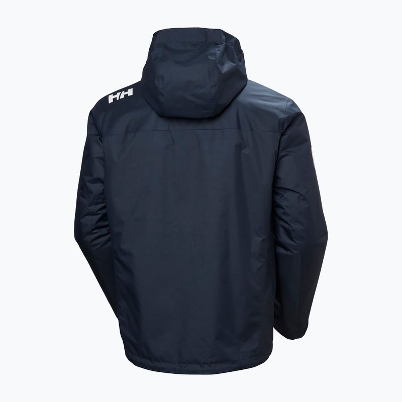 Férfi vitorláskabát Helly Hansen Crew Hooded Pile navy 7