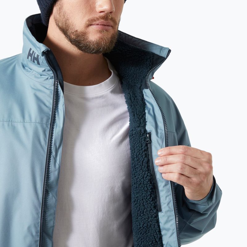 Férfi vitorláskabát Helly Hansen Crew Hooded Pile washed navy 4
