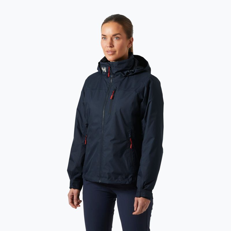 Női vitorláskabát Helly Hansen Crew Hooded Pile navy