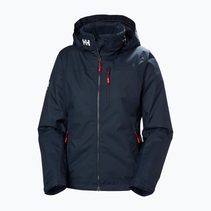 Női vitorláskabát Helly Hansen Crew Hooded Pile navy 10