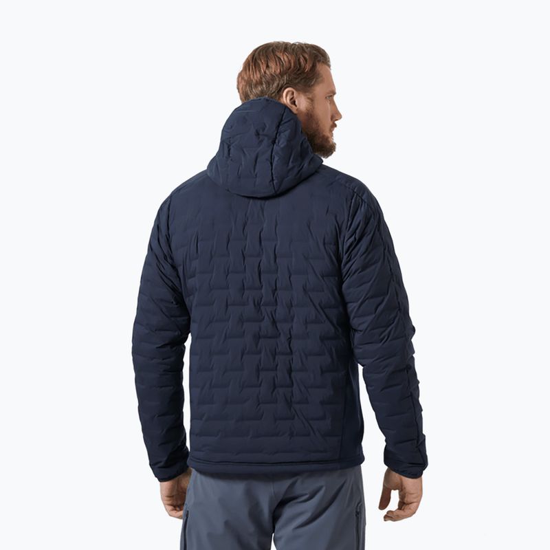 Férfi vitorlás dzseki Helly Hansen HP Hybrid Stretch Hooded Insulator navy 2