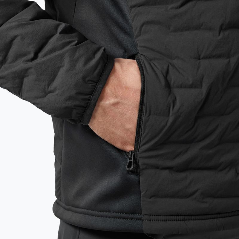 Férfi vitorlás dzseki Helly Hansen HP Hybrid Stretch Hooded Insulator ébenfekete színű 5