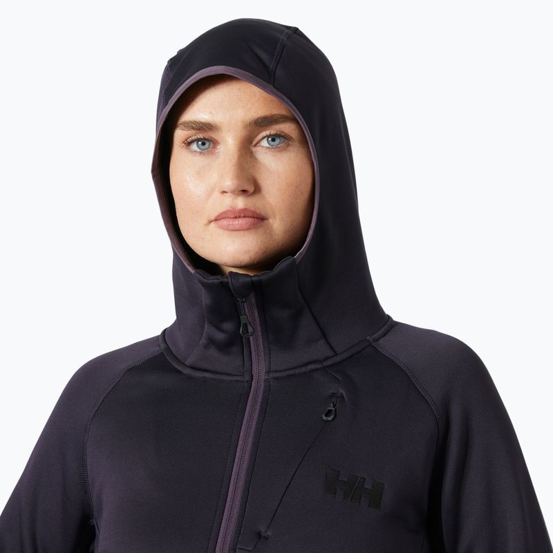 Helly Hansen női melegítőfelső Odin Thermal Pro Fleece fekete szőlő 3