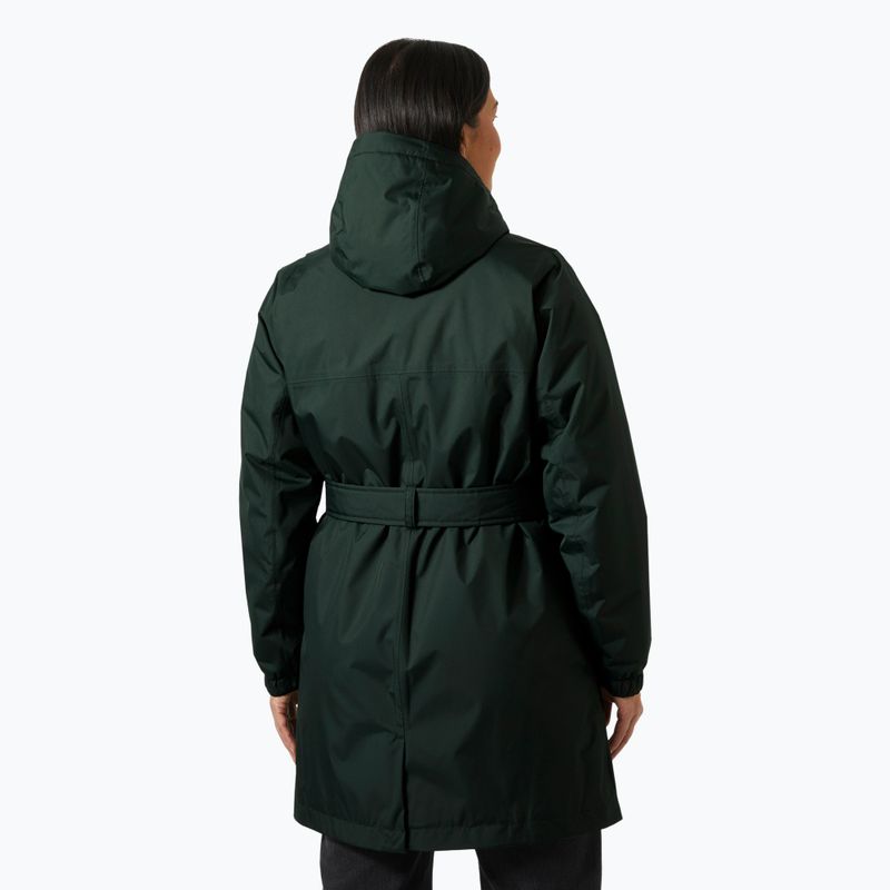 Női bélelt kabát Helly Hansen Classic Insulated Trench dark jungle 2